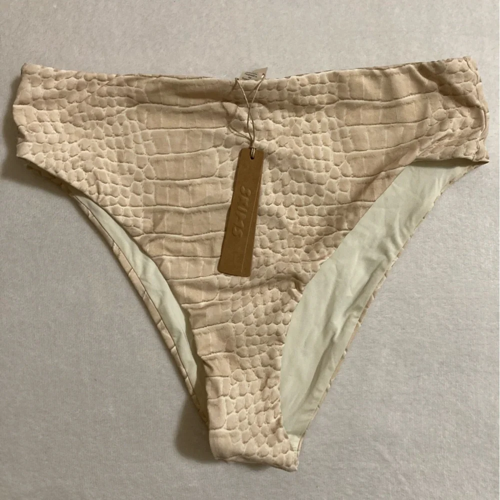 SKIMS Crocodile Print Bikini SET! S